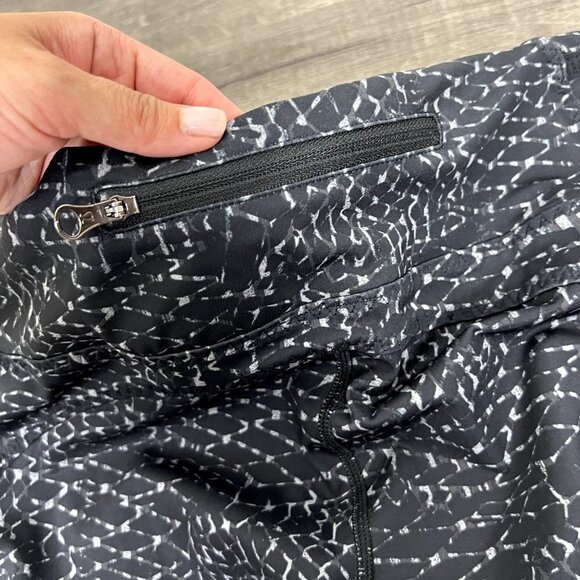 Lululemon Women 6 Outrun Printed Crop 17" Mesh Leggings Athletic Running Fitness - Picture 5 of 9